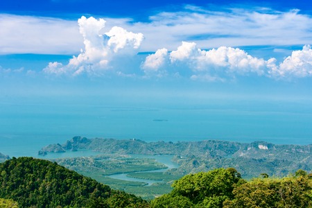 Langkawi landscape tropical island in asia malaysia