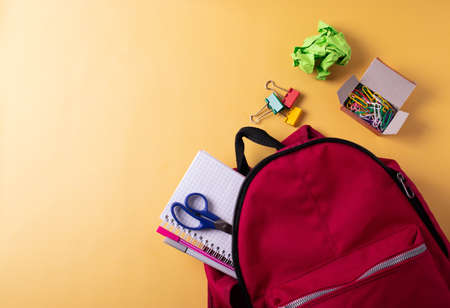 Different stationary as studying or schooling concept Stock Photo