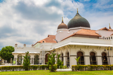 Kapitan keling mosque in georgetown on penang island malaysia