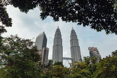 Twin towers is destination scenic in kuala lumpur malaysia