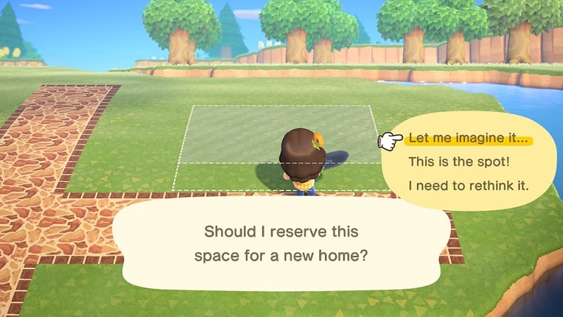 Animal Crossing New Horizons housing kit