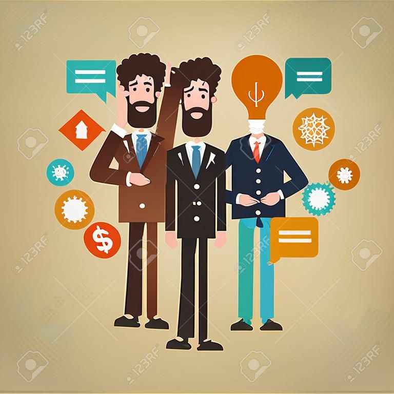 Businessman concept vector design