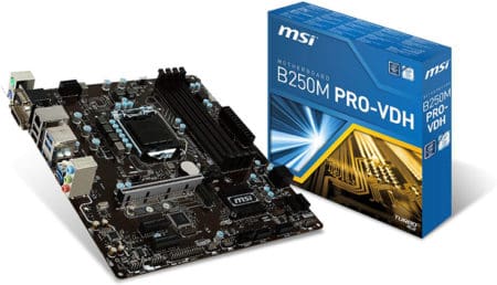 Msi Pro Series B250 Pro Vdh