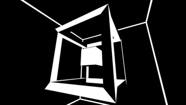 Navigate Black and White Puzzle Mazes
