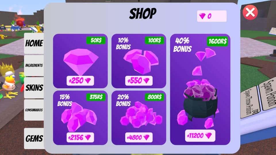 Roblox Consumable Items
